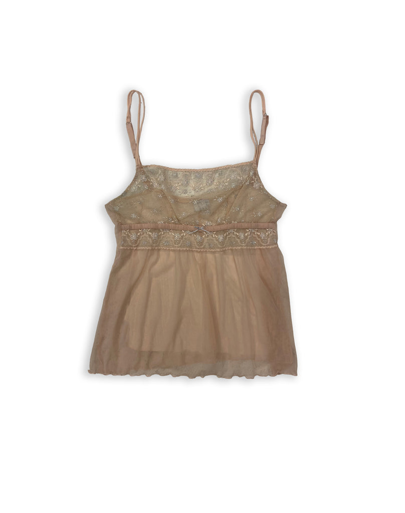 INTIMISSIMI MESH AND LACE FLOATY CAMI TOP (S) – WEARECOW
